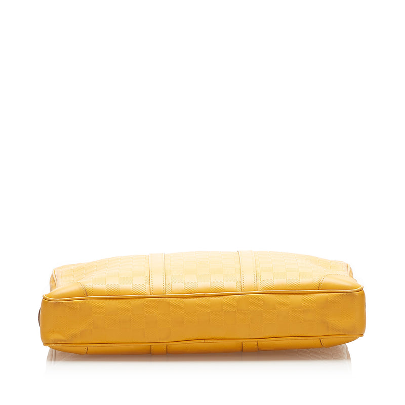 Damier Infini Porte-Documents Voyage Yellow - Bag Religion