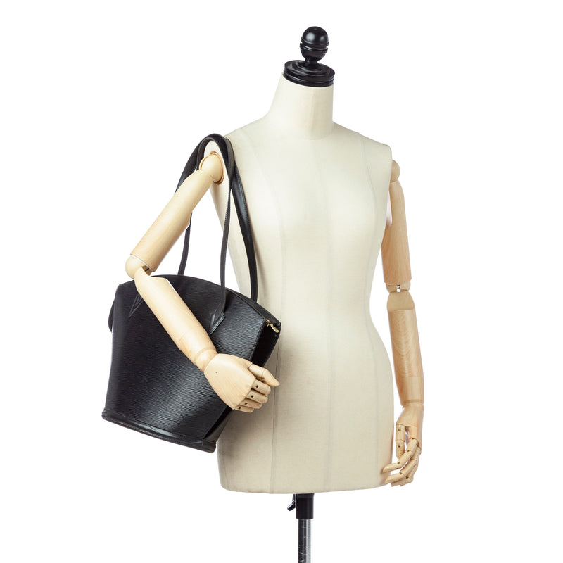 Epi Saint Jacques GM Long Strap Black - Bag Religion