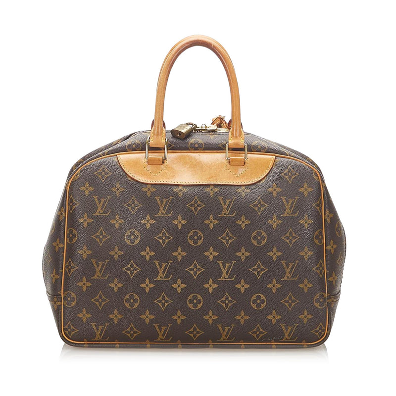 Brown Louis Vuitton Monogram Deauville Handbag