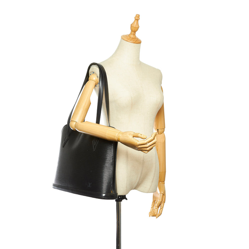 Shop for Louis Vuitton Yellow Epi Leather Lussac Shoulder Bag