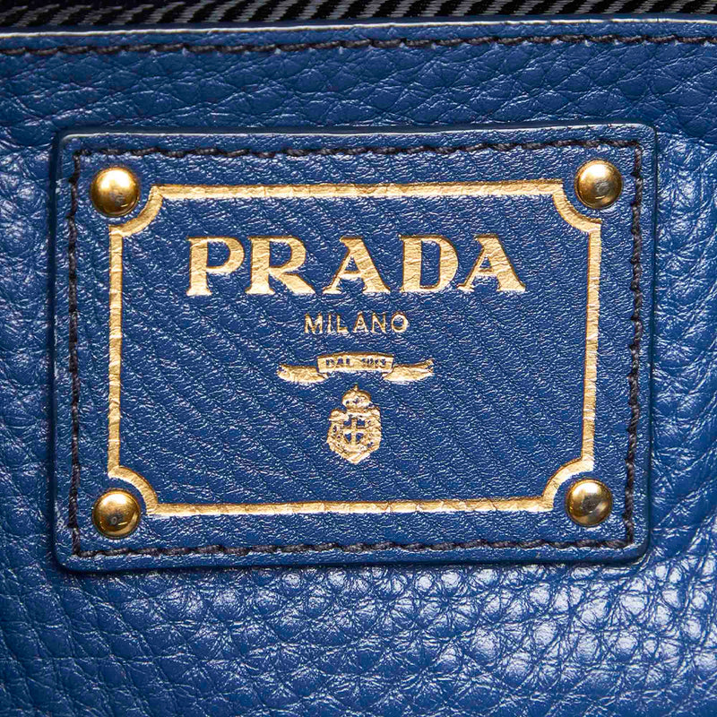 Leather Tote Blue - Bag Religion