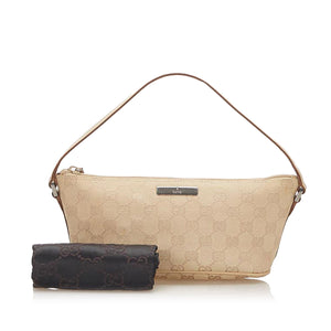 GG Canvas Boat Baguette Brown - Bag Religion