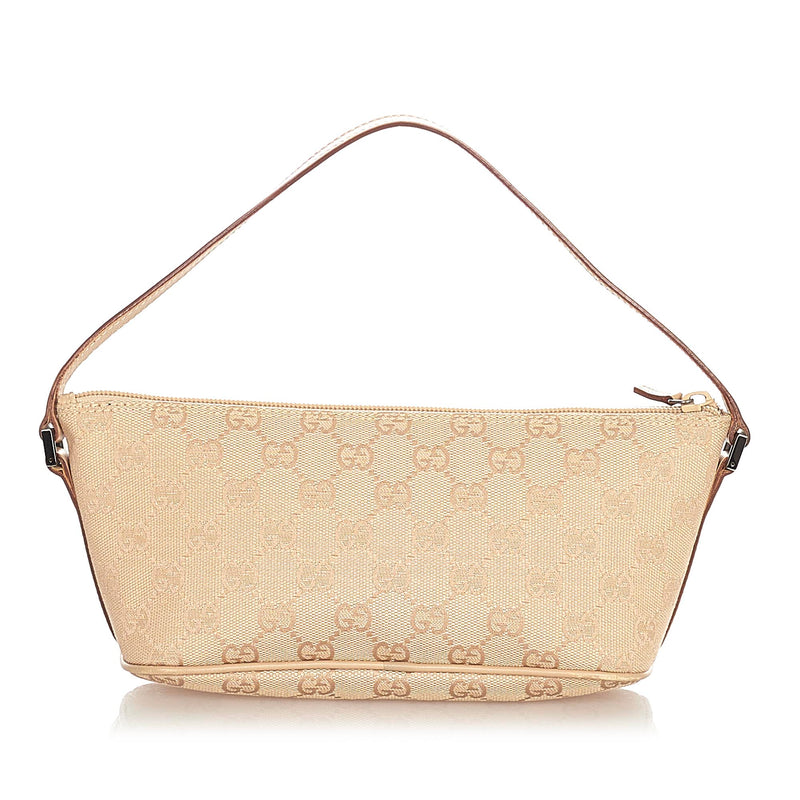 GG Canvas Boat Baguette Brown - Bag Religion