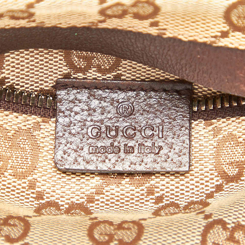 GG Canvas Web Belt Bag Brown - Bag Religion