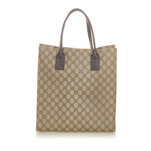 GG Supreme Tote Bag Brown - Bag Religion