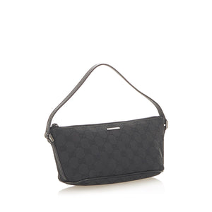 GG Canvas Boat Baguette Black - Bag Religion