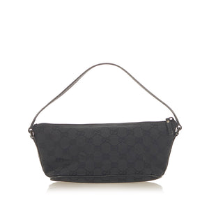 GG Canvas Boat Baguette Black - Bag Religion