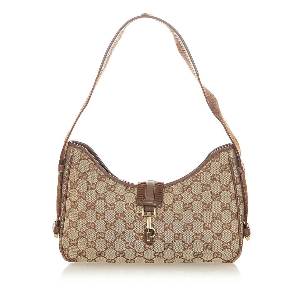 GG Canvas Shoulder Bag Brown - Bag Religion