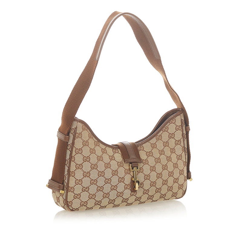 GG Canvas Shoulder Bag Brown - Bag Religion