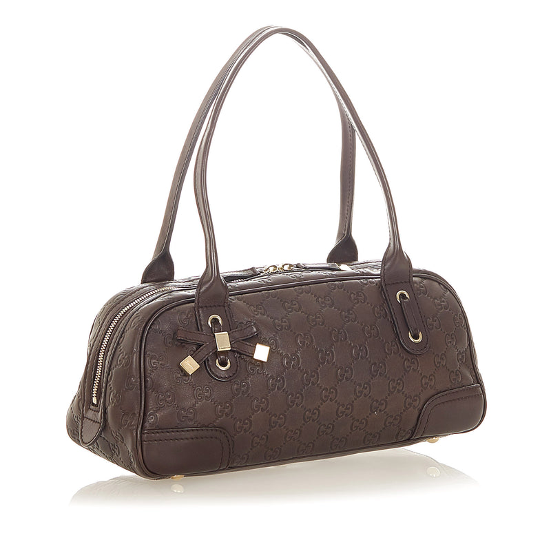 Guccissima Princy Leather Shoulder Bag Brown - Bag Religion
