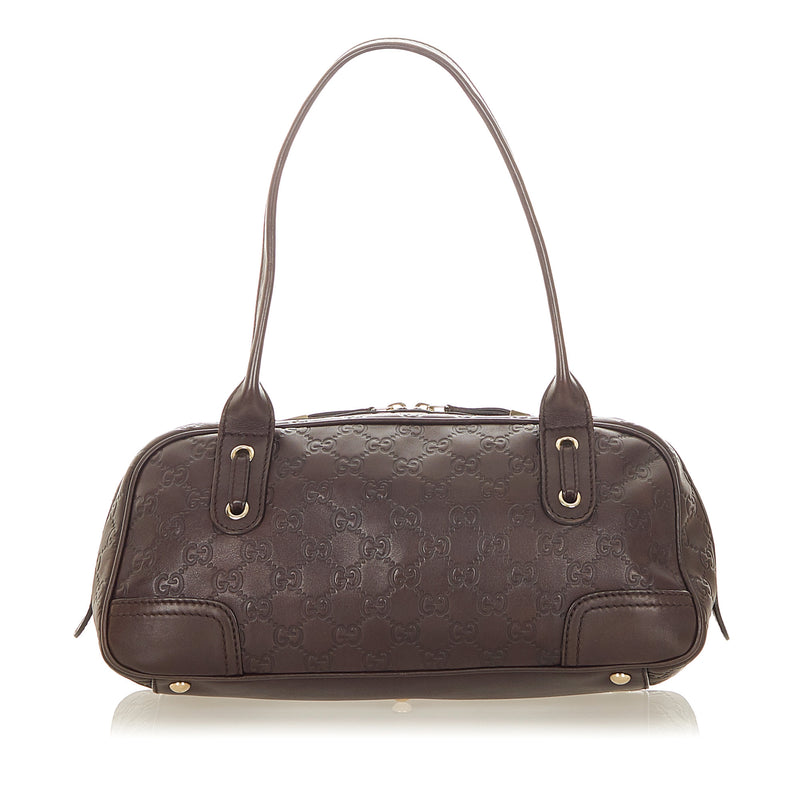 Guccissima Princy Leather Shoulder Bag Brown - Bag Religion