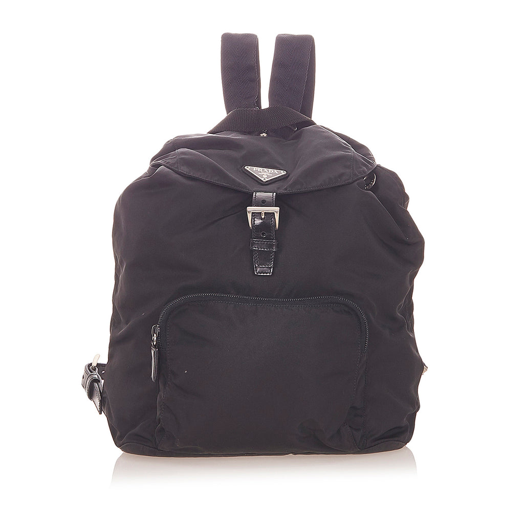 Tessuto Drawstring Backpack Black - Bag Religion