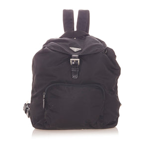 Tessuto Drawstring Backpack Black - Bag Religion