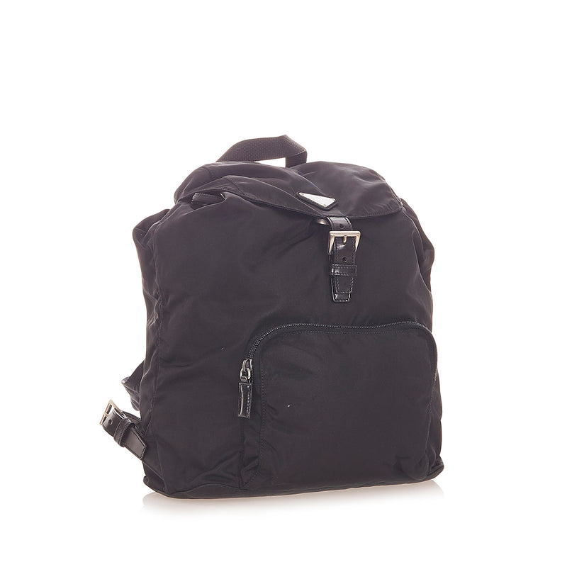 Tessuto Drawstring Backpack Black - Bag Religion