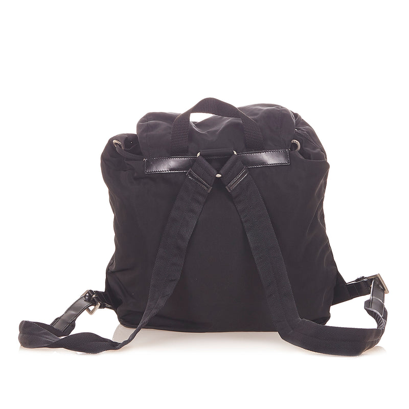 Tessuto Drawstring Backpack Black - Bag Religion