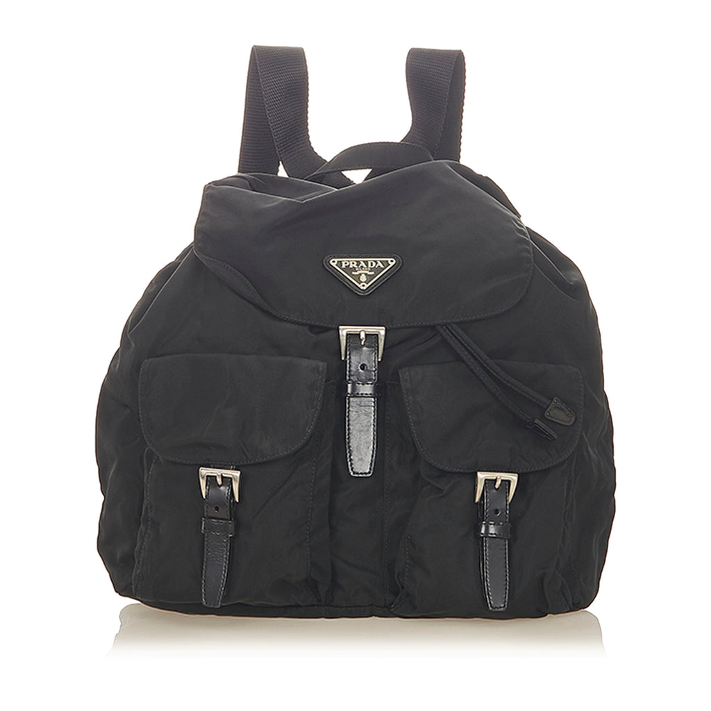 Tessuto Drawstring Backpack Black - Bag Religion