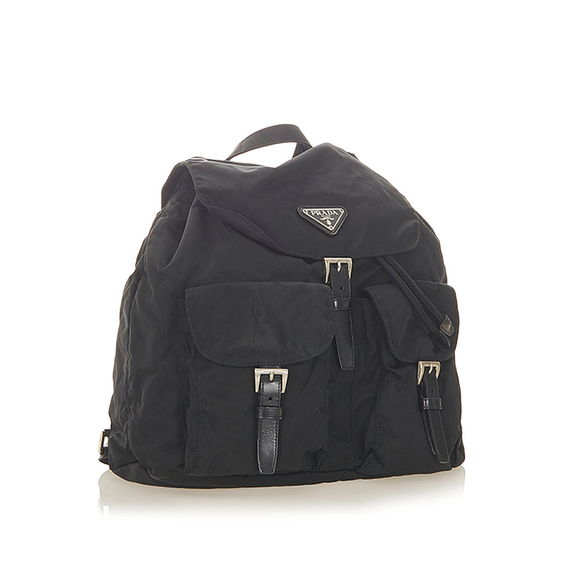 Tessuto Drawstring Backpack Black - Bag Religion