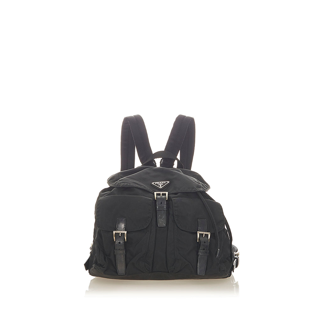 Tessuto Drawstring Backpack Black - Bag Religion