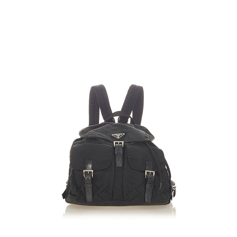 Tessuto Drawstring Backpack Black - Bag Religion