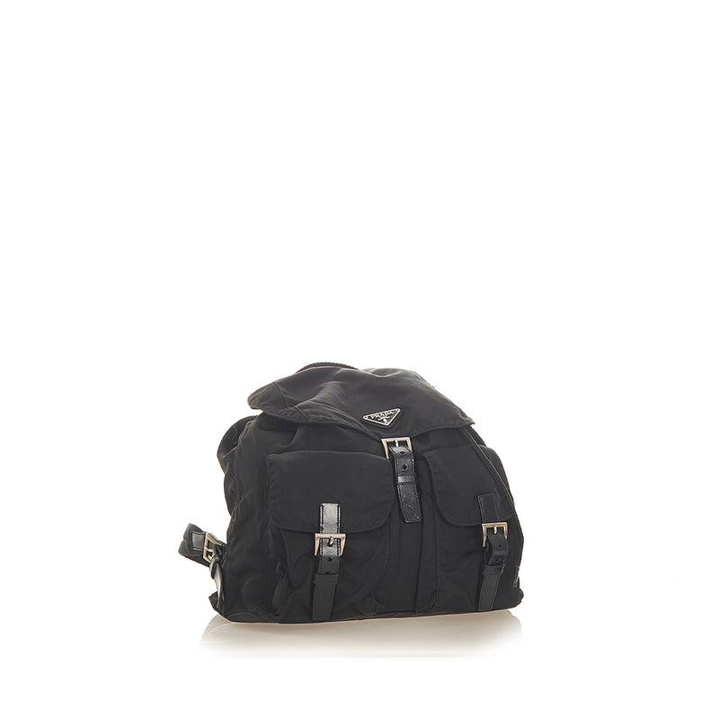 Tessuto Drawstring Backpack Black - Bag Religion
