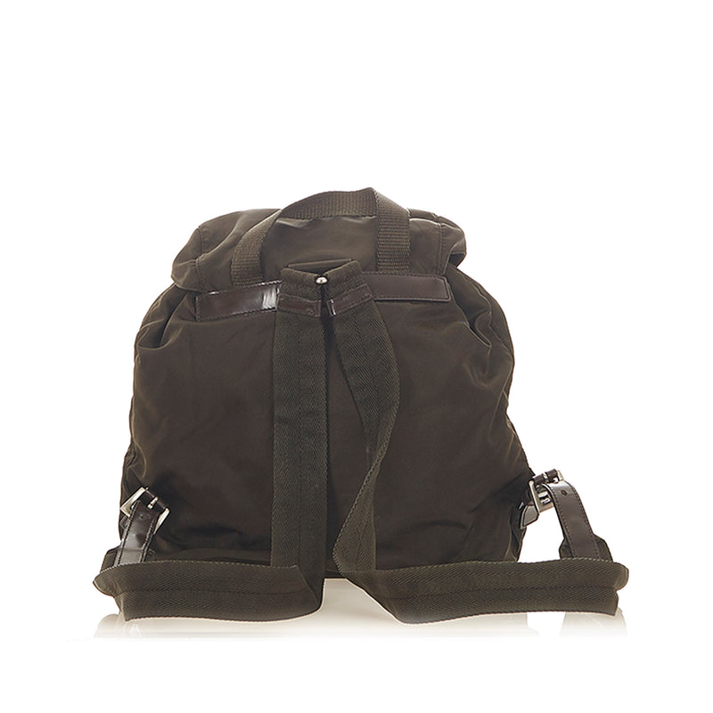 Tessuto Drawstring Backpack Brown - Bag Religion