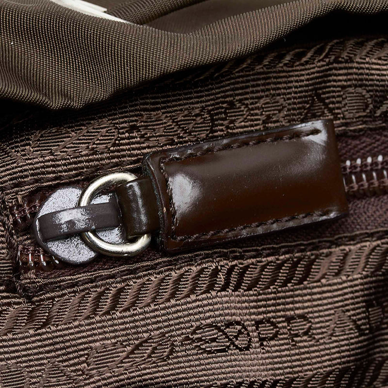 Tessuto Drawstring Backpack Brown - Bag Religion