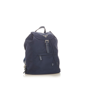 Tessuto Drawstring Backpack Blue - Bag Religion