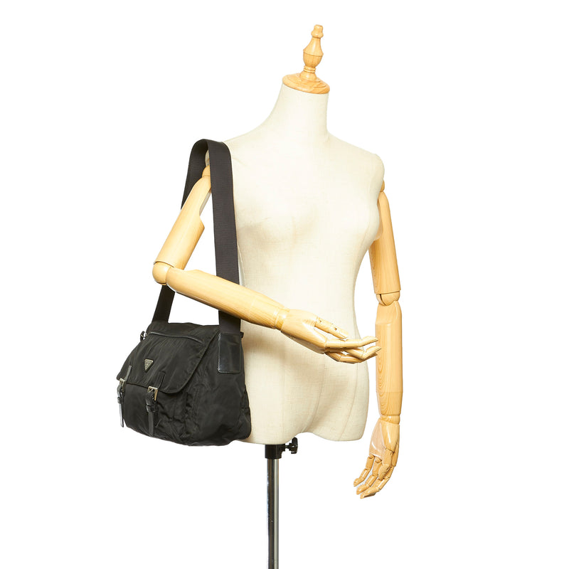 Tessuto Crossbody Bag Black - Bag Religion
