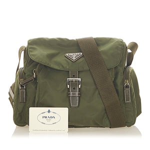 Tessuto Crossbody Bag Green - Bag Religion