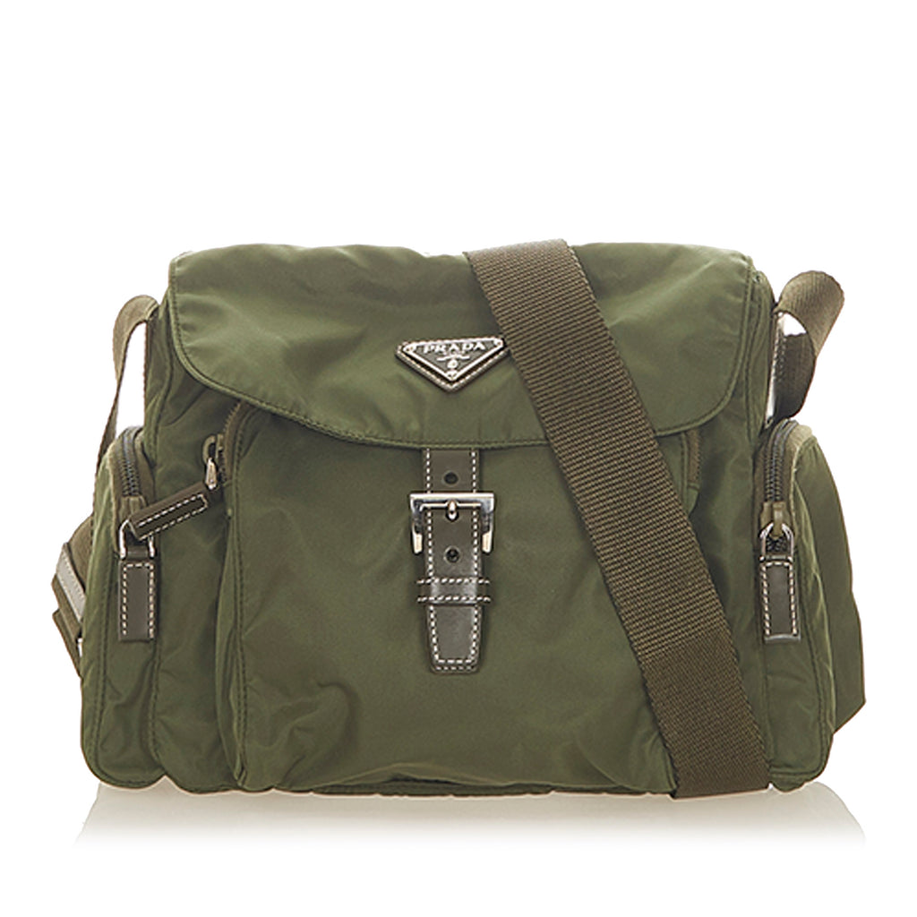 Tessuto Crossbody Bag Green - Bag Religion