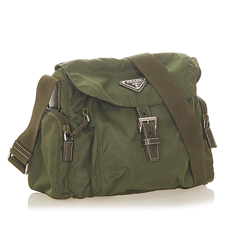 Tessuto Crossbody Bag Green - Bag Religion