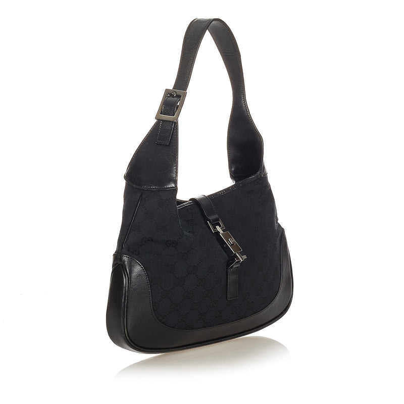 GG Canvas Jackie Shoulder Bag Blue - Bag Religion