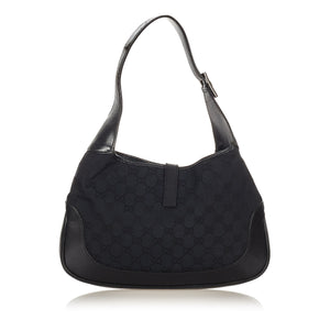 GG Canvas Jackie Shoulder Bag Blue - Bag Religion