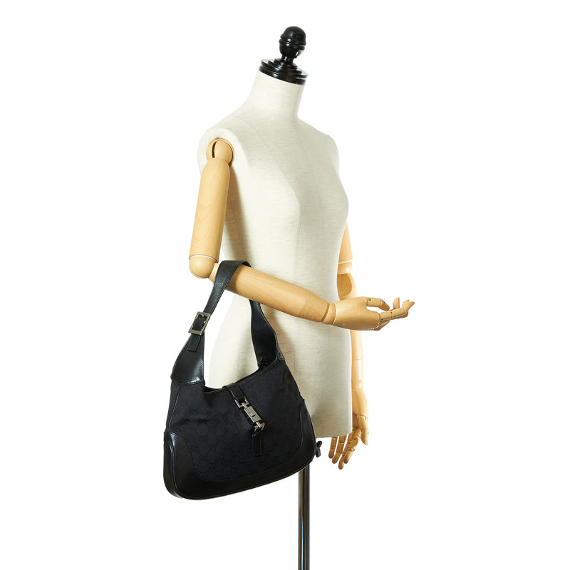 GG Canvas Jackie Shoulder Bag Blue - Bag Religion