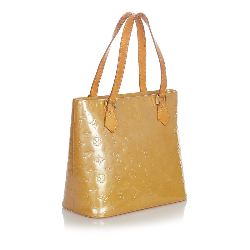 Louis Vuitton Vintage - Vernis Houston Bag - Gold Brown - Vernis