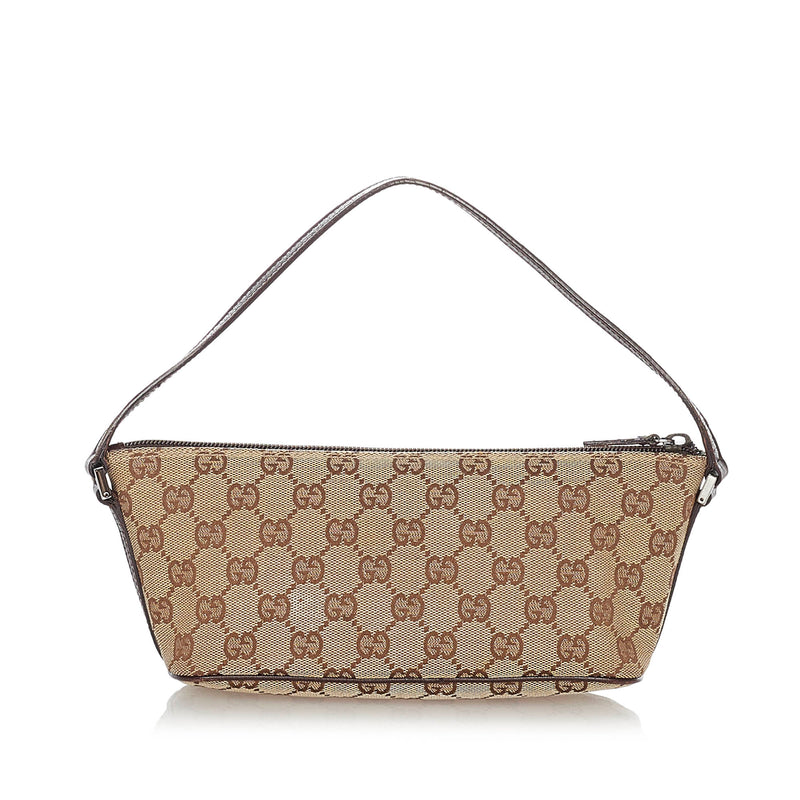 GG Canvas Boat Baguette Brown - Bag Religion