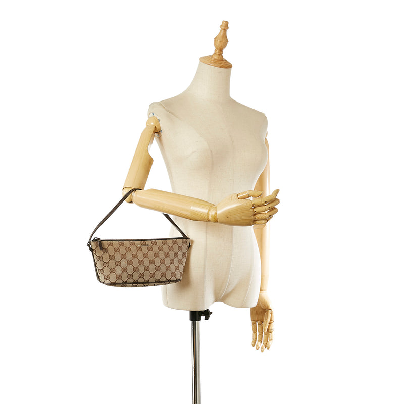GG Canvas Boat Baguette Brown - Bag Religion