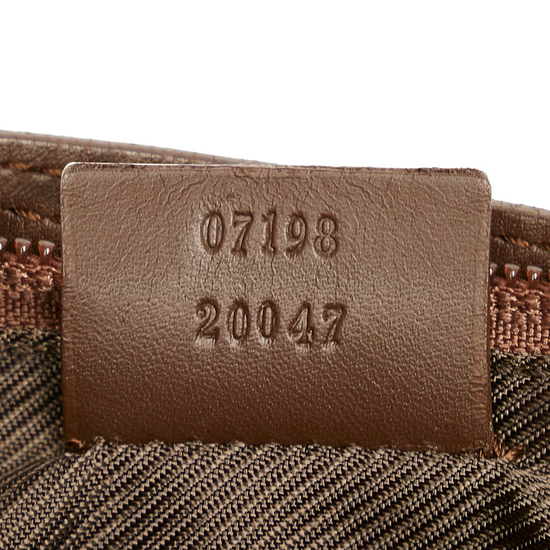 GG Canvas Boat Baguette Brown - Bag Religion
