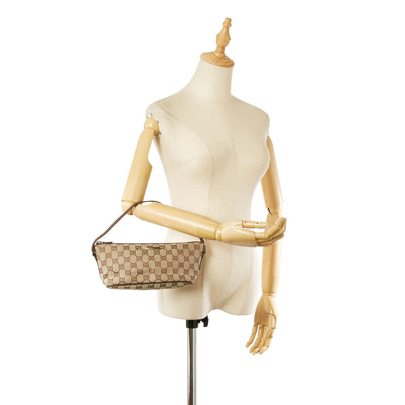 GG Canvas Boat Baguette Brown - Bag Religion