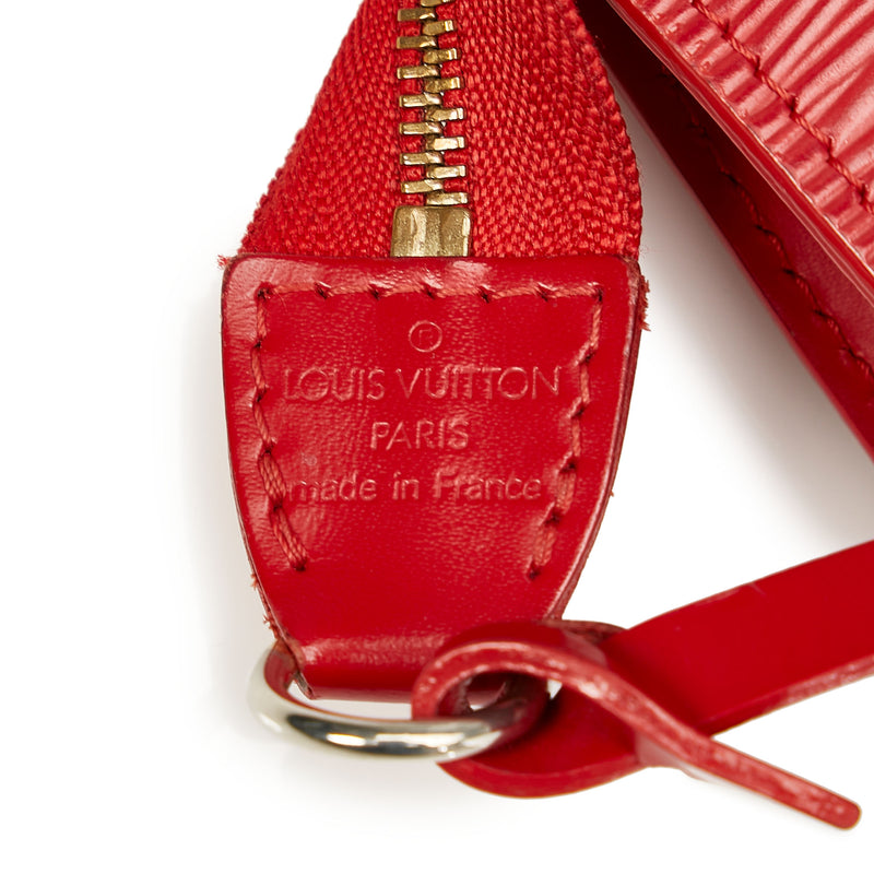 LOUIS VUITTON Epi Leather Red Pochette Accessoires Pouch