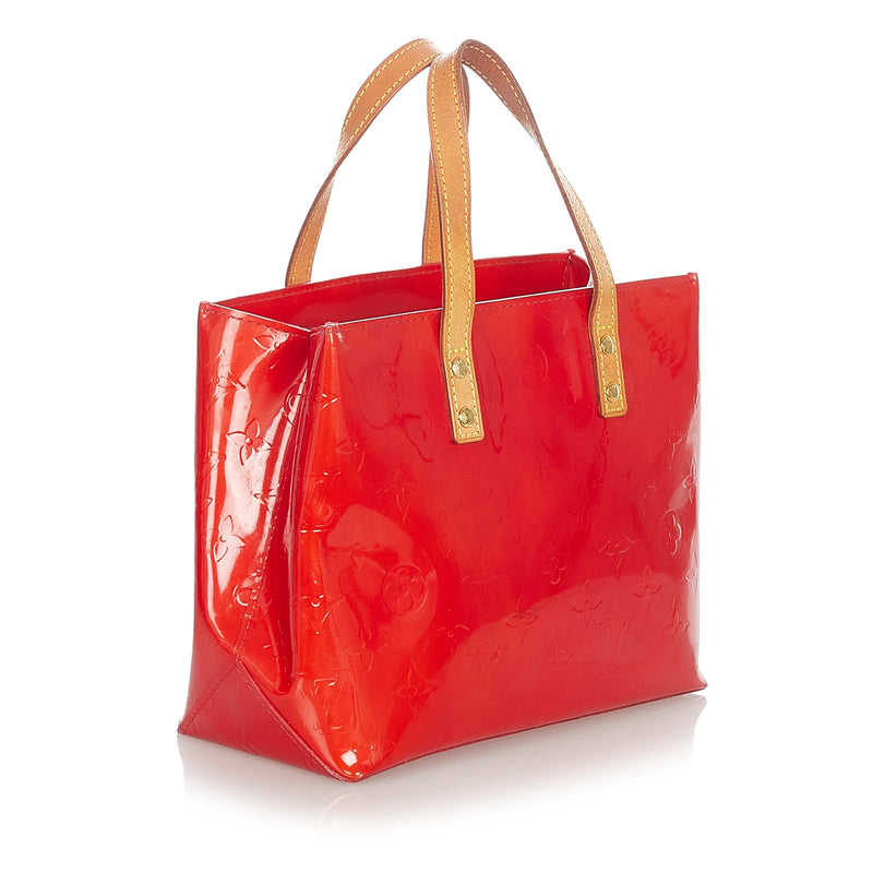 Louis Vuitton Red Monogram Vernis Montebello PM 2way Tote Bag 253lv16