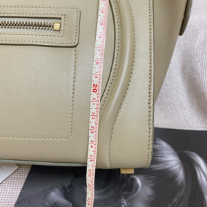 Micro Luggage Smooth Calfskin Beige