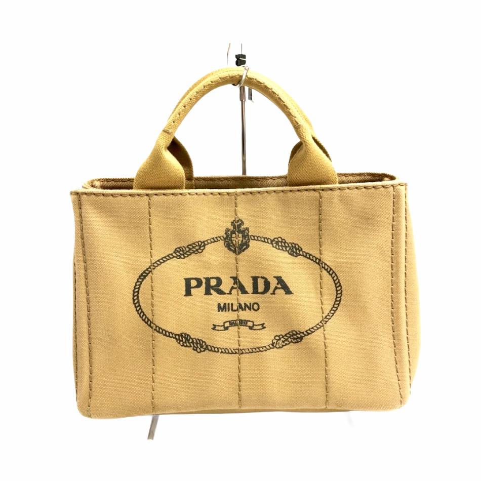 Prada Canapa Brown Canvas Tote Bag – Bag Religion Prada Canapa Brown Canvas Tote Bag – Bag Religion