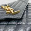 Medium Envelope in Mixed Matelasse Grain de Poudre Embossed Leather
