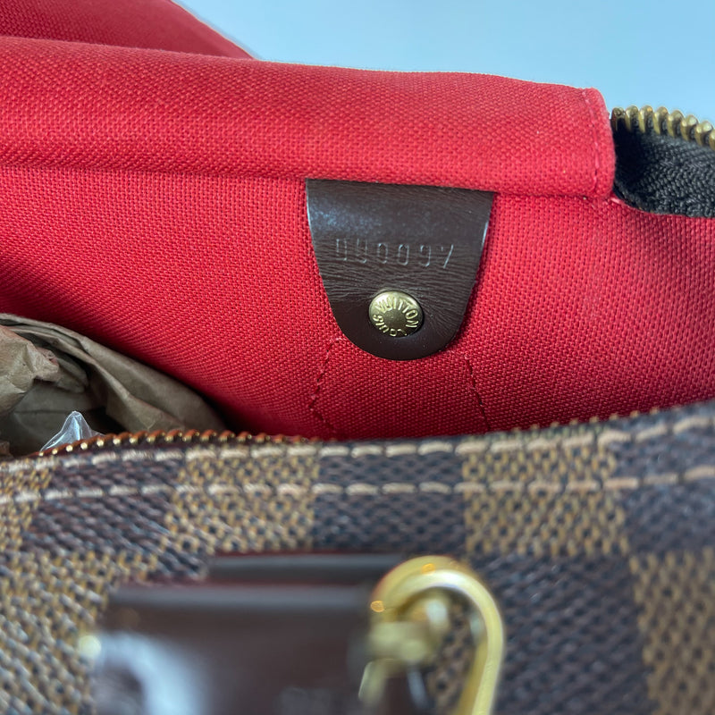 Damier Ebene Speedy 30 Canvas Bag with Strap