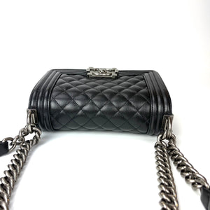 Small Boy in quilted Caviar with RHW