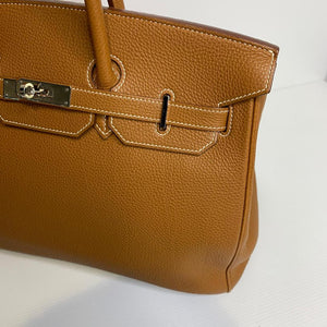Birkin 35 Gold Togo Leather with PHW