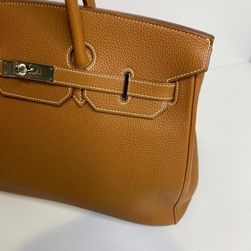 Birkin 35 Gold Togo Leather with PHW