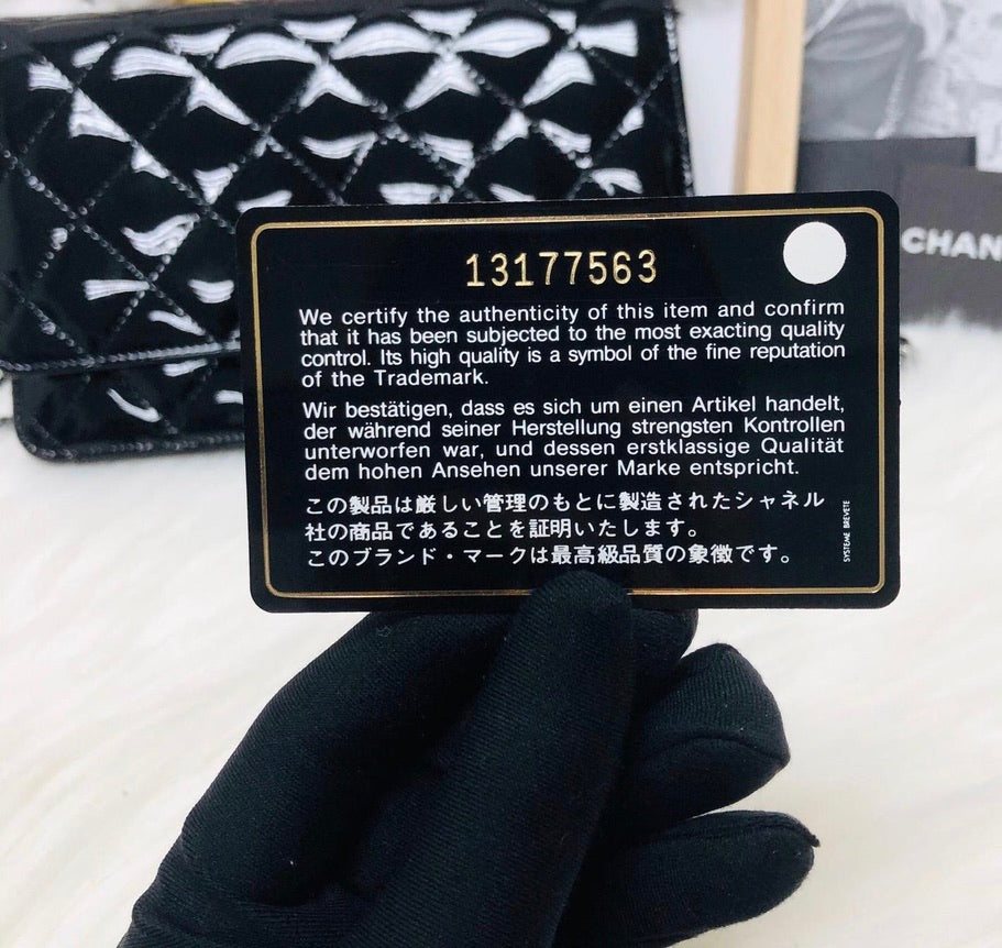 CHANEL Wallet on Chain WOC SHW in Black – Bag Religion