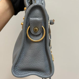 Classic Mini City Metallic Edge Bag Grey